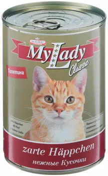 Dr. Alder's My Lady Classic для взрослых кошек с телятиной в соусе (415 гр х 24 шт)