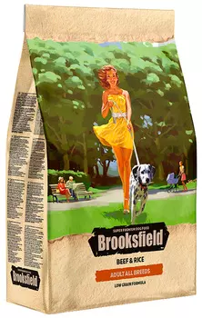 Brooksfield Adult All Breeds для взрослых собак всех пород с говядиной и рисом (3 кг)