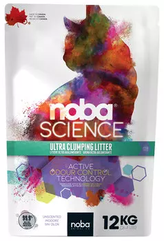 Canada Litter Noba Science наполнитель комкующийся для туалета кошек без запаха (12 кг)