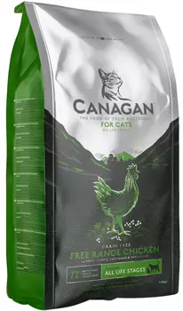 Canagan Grain Free Free-run Chicken беззерновой для кошек и котят с цыпленком (4 + 4 кг)