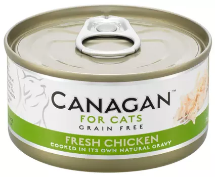 Canagan Grain Free Fresh Chicken беззерновые для кошек и котят с курицей в соусе (75 гр)