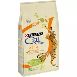 Cat Chow Adult Rich In Poultry для взрослых кошек с птицей (15 кг)