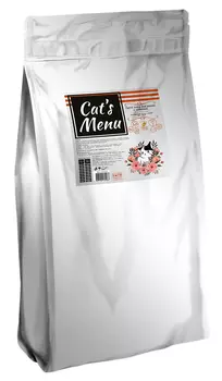Cat’s Menu для взрослых кошек с индейкой (10 кг)
