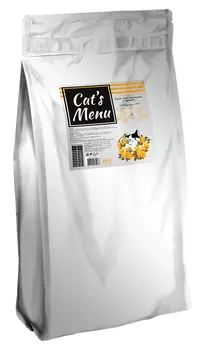 Cat’s Menu для взрослых кошек с курицей (10 кг)
