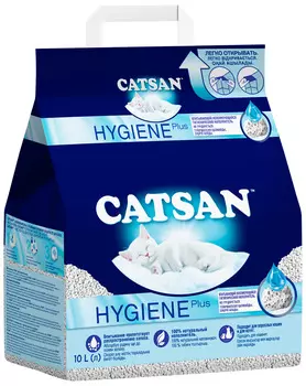 Catsan – Катсан наполнитель впитывающий для туалета кошек (10 + 10 л)
