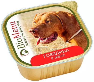 Biomenu для взрослых собак с говядиной в желе (300 гр)