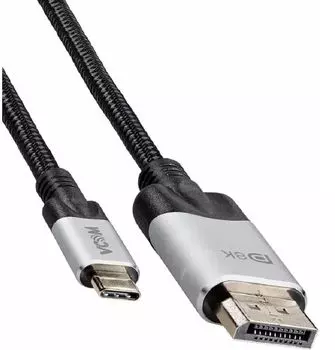 Кабель-адаптер VCOM CU422MCV-3M USB 3.1 Type-Cm/DP(m) 8K/60Hz, 3m