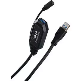 Кабель-адаптер VCOM CU827-15M USB 3.0-repeater, удлинительный активный Af 15м