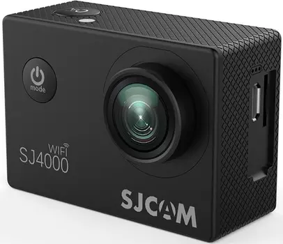 Экшн-камера SJCAM SJCAM-SJ4000-WIFI видео до 1080P/30FPS, AR0330, экран основной сенсорный 2" LTPS LCD, microSD до 64 гб, батарея 900 мАч, WiFi