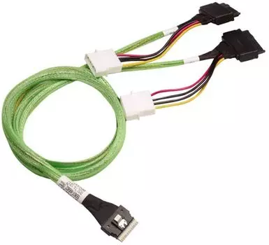 Кабель ACD ACD-60005-ZC (P4418DN10990-1) Slimline SASx8 (SFF8654) -to- 2xU.2 Direct, 1M, (Broadcom 05-60005-00)
