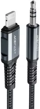 Кабель ACEFAST C1-06 Lightning/Mini Jack 3.5mm, 1.2м, серый космос