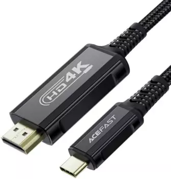 Кабель ACEFAST C1-10 USB-C - HDMI HD video cable. Цвет: черный