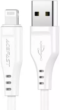 Кабель ACEFAST C3-02 USB Type-A/Lightning, 1.2м, для подзарядки/передачи данных, белый