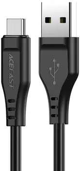 Кабель ACEFAST C3-04 USB Type-A/USB Type-C, 1.2м, для подзарядки/передачи данных, чёрный