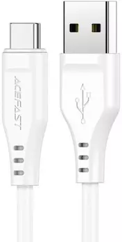 Кабель ACEFAST C3-04 USB Type-A/USB Type-C, 1.2м, для подзарядки/передачи данных, белый