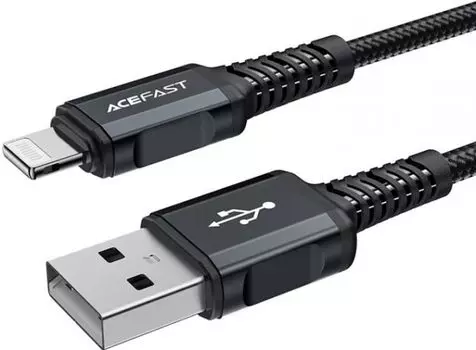 Кабель ACEFAST C4-02 USB Type-A/Lightning, 1.8м, черный