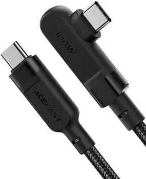 Кабель ACEFAST C5-03 угловой, USB Type-C/USB Type-C, 100W, 2м, черный