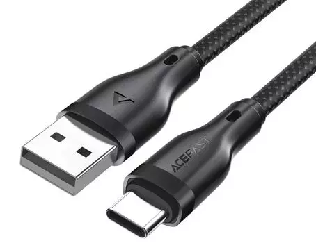 Кабель ACEFAST C8 USB-A to USB-C charging data cable цвет: черный