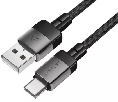 Кабель ACEFAST C9-04 USB-A to USB-C charging data cable. Длина: 1,2м. Цвет: черный