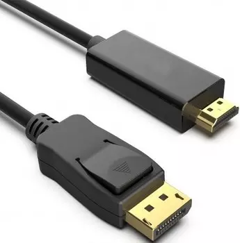 Кабель-адаптер KS-IS KS-744-3 DP 20M HDMI 19M 4K экран.3м