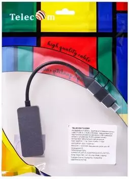Кабель-адаптер Telecom TU326M USB3.1/3.0--->RJ-45 2.5G Ethernet 0.15м