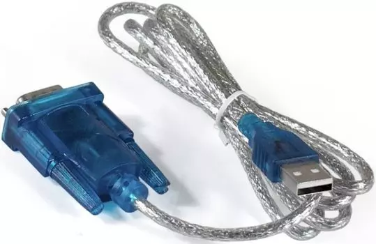 Кабель-адаптер USB 2.0-RS232 Exegate EX-UAS-1.2 EX284951RUS USB 2.0-RS232 Am/DB9M, 1,2м, крепеж разъема - винты