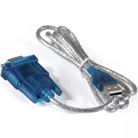 Кабель-адаптер USB 2.0-RS232 Exegate EX-UAS-0.8 EX284950RUS USB 2.0-RS232 Am/DB9M, 0,8м, крепеж разъема - винты