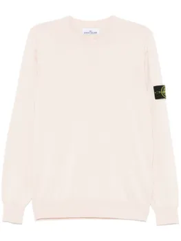 Stone Island свитер тонкой вязки, розовый