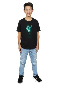 Хлопковая футболка Patronus Stag Harry Potter, черный