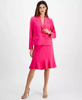 Женский костюм с юбкой-трубой, Regular & Petite Le Suit, красный