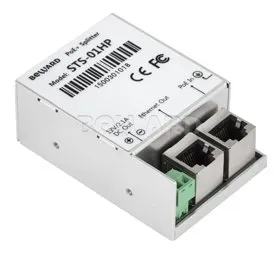 Сплиттер PoE Beward STS-01HP IEEE 802.3 af/at (25 Вт), 1 порт, до 100 м, 12 В (DC), защита выхода питания от КЗ и перегрузки, защита от электростатики