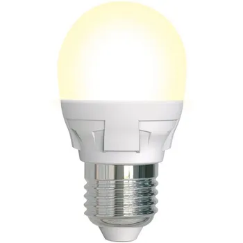 Лампочка светодиодная LED-G45 7W/3000K/E27/FR/DIM PLP01WH картон Uniel
