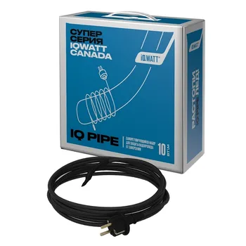 Греющий кабель саморегулирующийся IQ м IQWatt PIPE - 10 m