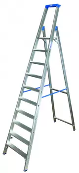 Стремянка алюминиевая Krause Stabilo 10 ступеней 124562