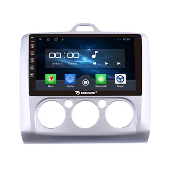 Android Радио CarPlay/Android Авто Автомобильная Навигация Мультимедийный Плеер GPS RDS DSP Стерео Для Ford Focus 2004-2011 9 Inch чёрный