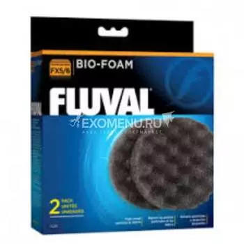Губка для механической и биологической очистки для фильтров FLUVAL FX5/FX6, 2 шт/упак.