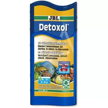 JBL Detoxol - Препарат для быстрой нейтрализации токсинов в аквариумной воде, 100 мл, на 400 л
