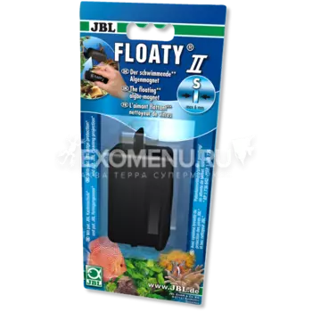 JBL Floaty S - Плавающий магнитный скребок для стекол толщиной до 6 мм.