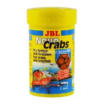JBL NovoCrabs - Основной корм в форме тонущих чипсов для раков, 250 мл (125 г)