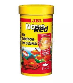 JBL NovoRed - Основной корм в форме хлопьев для золотых рыбок, 1000 мл (190 г)
