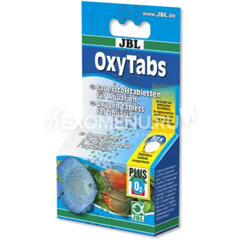 JBL OxyTabs - Кислородные таблетки для пресноводных аквариумов, 50 шт. на 500 л
