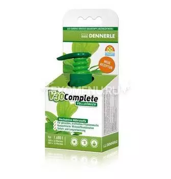 Dennerle V30 Complete - Полное комплексное удобрение для всех аквариумных растений, 500 мл на 1600 л