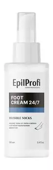 Жидкий тальк для ног от пота и запаха с антибактериальным эффектом Epilprofi Professional 24/7 Foot Cream