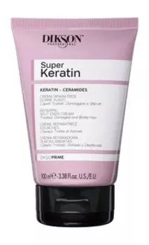 Восстанавливающий крем для поврежденных и ломких волос Dikson Professional Super Keratin Repairing Split Ends Cream