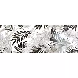 Плитка Fanal Carrara Leaves BLK Matt 31,6x90 см