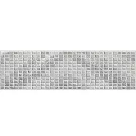 Плитка Ibero Ceramicas Elevation СП068 Decor Acustic Grey Rect Bis B112 29х100 см