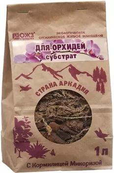 Субстрат с кормилицей "БашИнком" Страна Аркадия для орхидей 1л