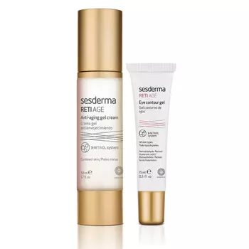Sesderma Набор антивозрастной (гель вокруг глаз 15 мл + крем-гель антивозрастной 50 мл) (Sesderma, Retiage)