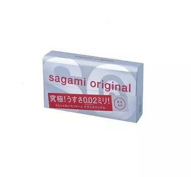 Sagami Презервативы полиуретановые Original 002, 6 шт (Sagami, )