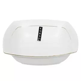 Салатник керамика, квадратный, 18 см, Снежная королева, Korall, CS011617-A